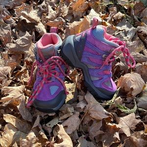 LL Bean girls tall hiker. Mint condition. Colorful. Quality. Fit more like 10.